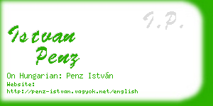 istvan penz business card